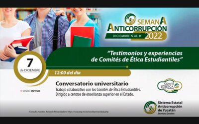 Conversatorio universitario: “Testimonios y experiencias de Comités de Ética Estudiantiles”