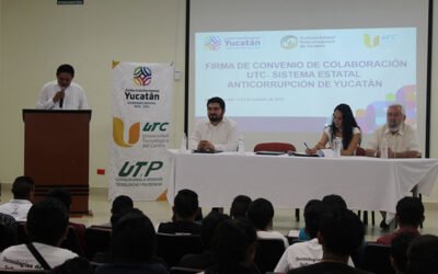 Reseña de la Firma del convenio de colaboración con la Universidad Tecnológica del Centro (Izamal)