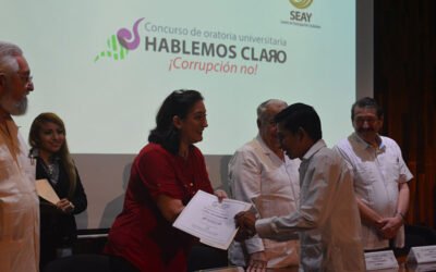 Primer Concurso Estatal de Oratoria Hablemos claro ¡Corrupción No!